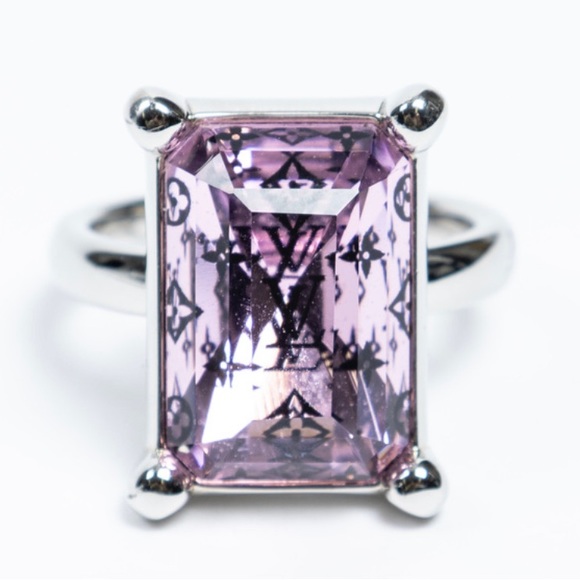 Louis Vuitton Jewelry - Louis Vuitton Emerald-Cut Monogram Ring L